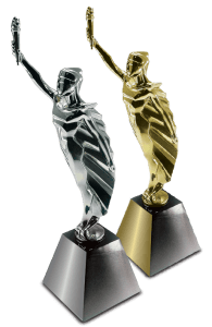 MarCom Award Statuettes