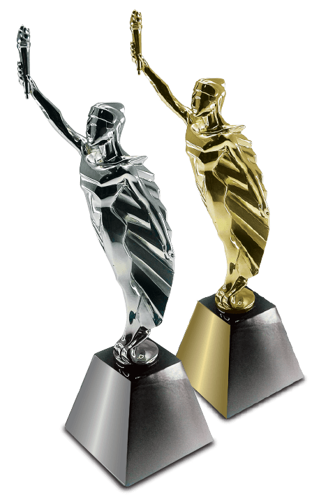 MarCom Award Statuettes